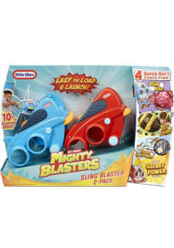 Mój pierwszy Mighty Blasters Sling Blaster 2- Pak
