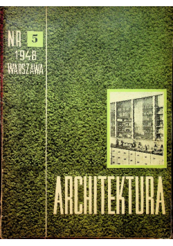 Architektura nr 5 (7) 1948r