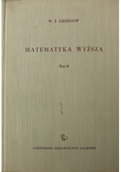 Matematyka Wyższa Tom II