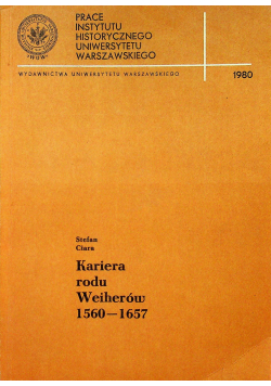 Kariera rodu Weiherów  dedykacja autora