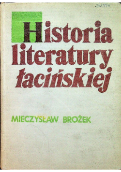 Historia literatury łacińskiej