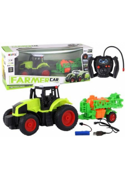 Traktor z Opryskiwaczem zdalnie sterowany 1:16