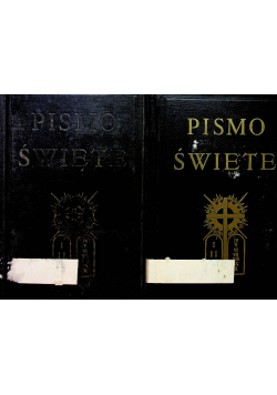 Pismo Święte Stary Testament Tom I i II 1926 r.