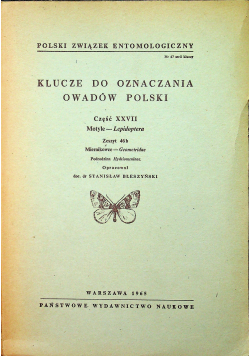 Klucze do oznaczania owadów Polski Część XXVII Zeszyt 46 b