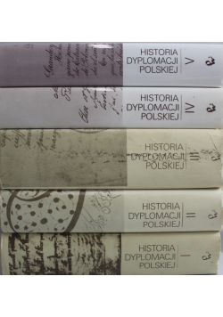 Historia dyplomacji polskiej tom 1 do 5 tomów