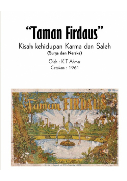 Komik Taman Firdaus Kisah Kehidupan Karma Dan Saleh (Surga Dan Neraka)