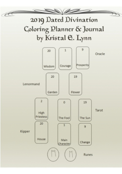 2019 Dated Divination Coloring Planner & Journal (Perfect Bound)