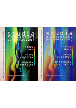 Studia z semantyki porównawczej część 1 i 2