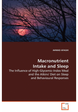 Macronutrient Intake and Sleep