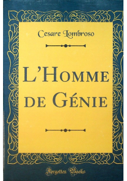 L Homme de Génie  reprint z 1889 r