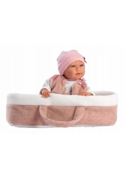 Lalka bobas płacząca Mimi z gondolką 42cm