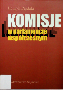 Komisje w parlamencie współczesnym