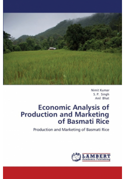Economic Analysis of Production and Marketing of Basmati Rice