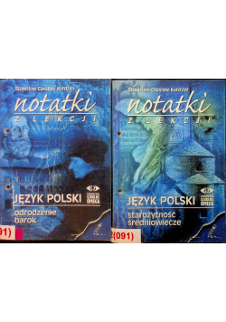 Notatki z lekcji Język polski Starożytność średniowieczne