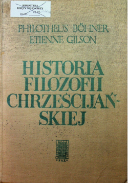 Historia filozofii chrześcijańskiej
