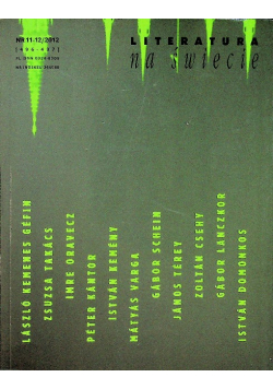 Literatura na świecie Nr 11 i 12