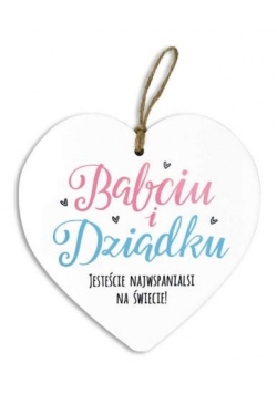 Zawieszka Serce 25-Babcia i Dziadek