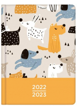 Kalendarz książkowy 18M 2022/2023 Pieski ALBI
