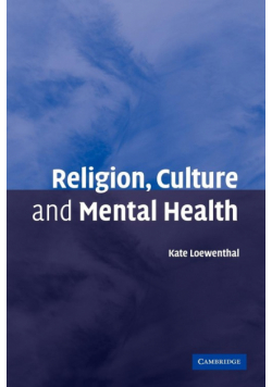 Religion, Culture and Mental Health