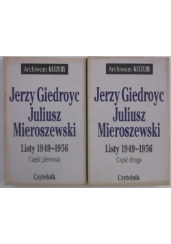 Jerzy Giedroyc Juliusz Mieroszewski Listy 2 części