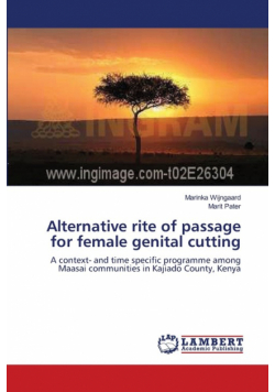 Alternative rite of passage for female genital cutting