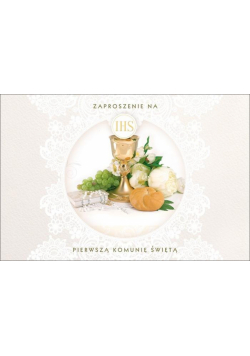 Zaproszenie Komunia Z. C6-595 (10szt.)