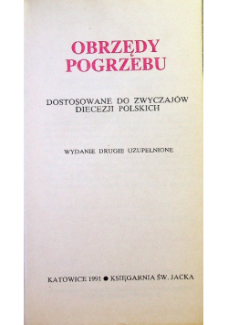 Obrzędy pogrzebu