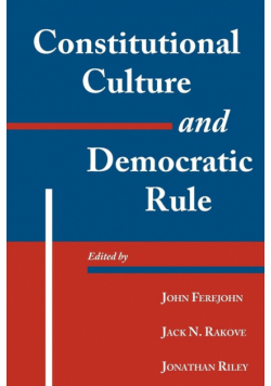 Constitutional Culture and Democratic Rule