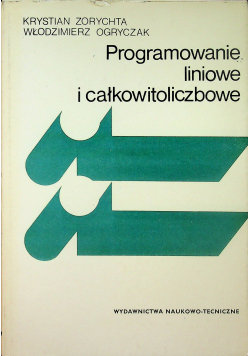 Programowanie liniowe i całkowitoliczbowe