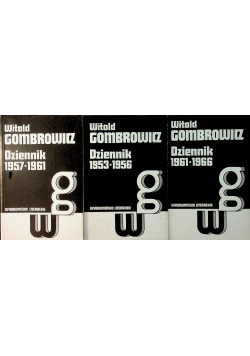 Gombrowicz dzienniki 3 tomy