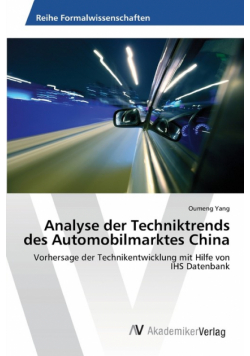 Analyse der Techniktrends des Automobilmarktes China
