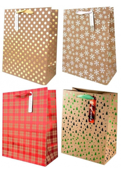 Torba QL-333 Kraft Boże Narodzenie MIX