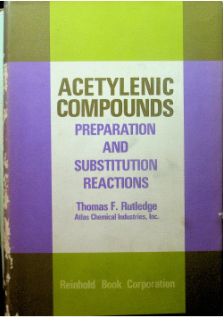 Acetylrnic compounds preparation and substitution reactions