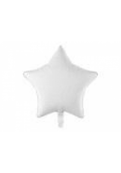 Balon foliowy Gwiazdka 48 cm biały