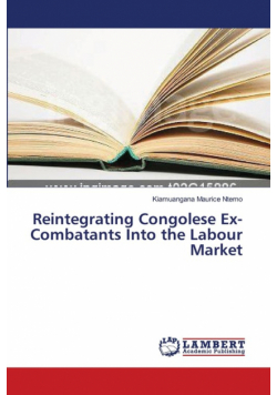 Reintegrating Congolese Ex-Combatants Into the Labour Market