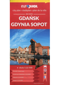 Gdańsk Gdynia Sopot plan miasta  1:22 500