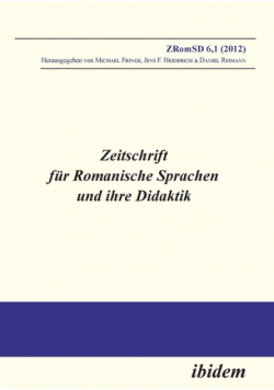Zeitschrift für Romanische Sprachen und ihre Didaktik. Heft 6.1