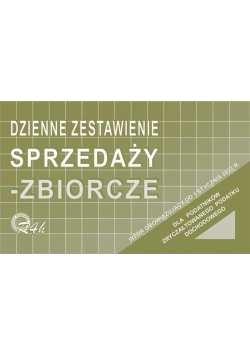 Dzienne zestawienie sprzedaży R04-H