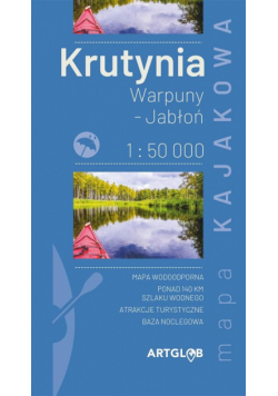 Mapa - Krutynia - Warpuny, Jabłoń, 1:50 000