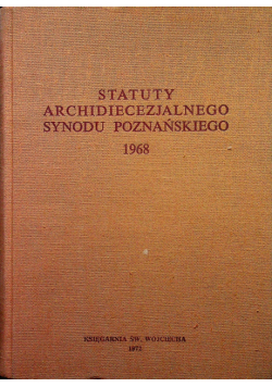 Statuty archidiezjalnego synody poznańskiego 1968