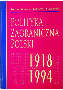 Polityka zagraniczna Polski 1918 - 1994