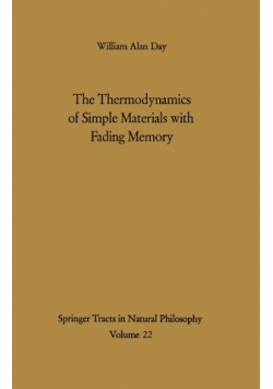 The thermodynamics of simple materials with fading memory
