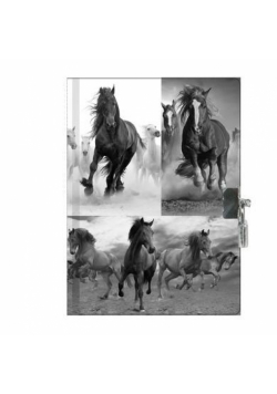 Pamiętnik z kłódką Horses pachnący 17-3650 PASO