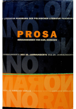 PROSA Panorama der polnischen Literatur des 20 Jahrhunderts