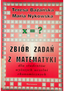 Zbiór zadań z matematyki