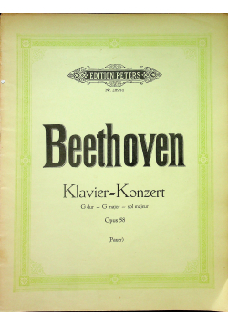 Beethoven Klavier Konzert opus 58