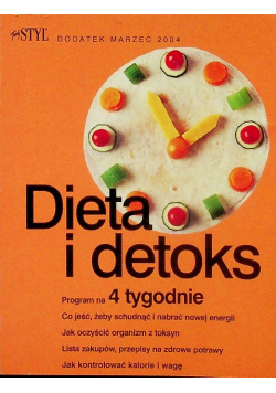 Dieta i detoks program na 4 tygodnie