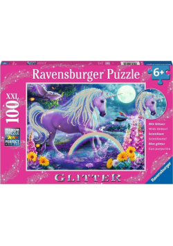 Puzzle 100 Brokatowy jednorożec