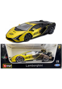 Lamborghini Sian FKP 37 yellow fade 1:18 BBURAGO