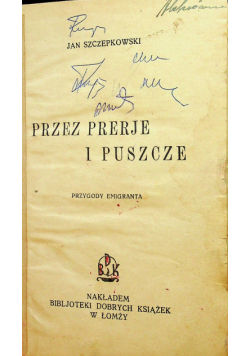 Przez prerje i puszcze 1936 r.